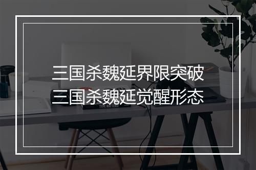 三国杀魏延界限突破 三国杀魏延觉醒形态